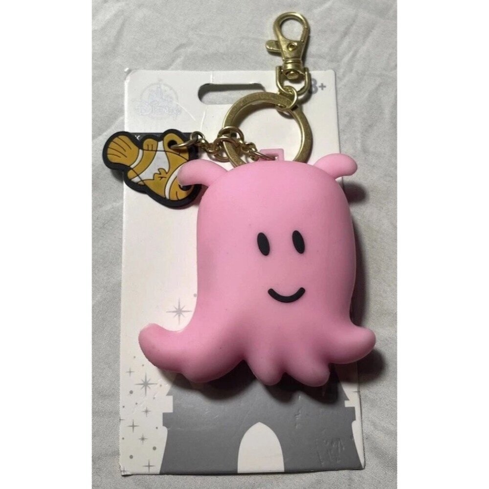 Disney Parks Finding Nemo Pearl Keychain Bag Charm with Lobster Claw New 2024